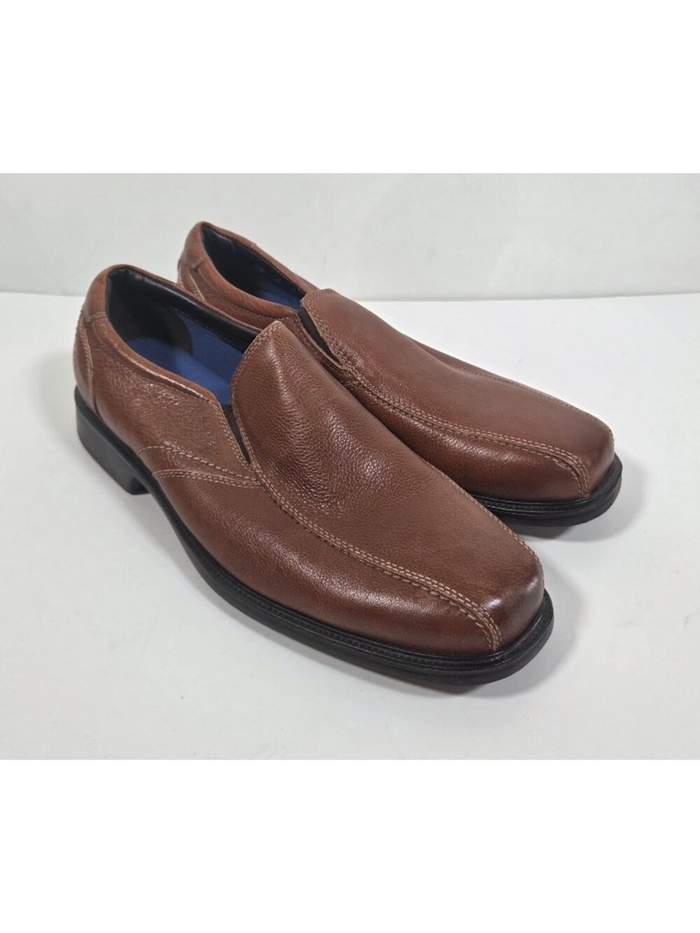Florsheim Lightweight Square Toe Loafer Men's Dress Shoes Tan Size 11D